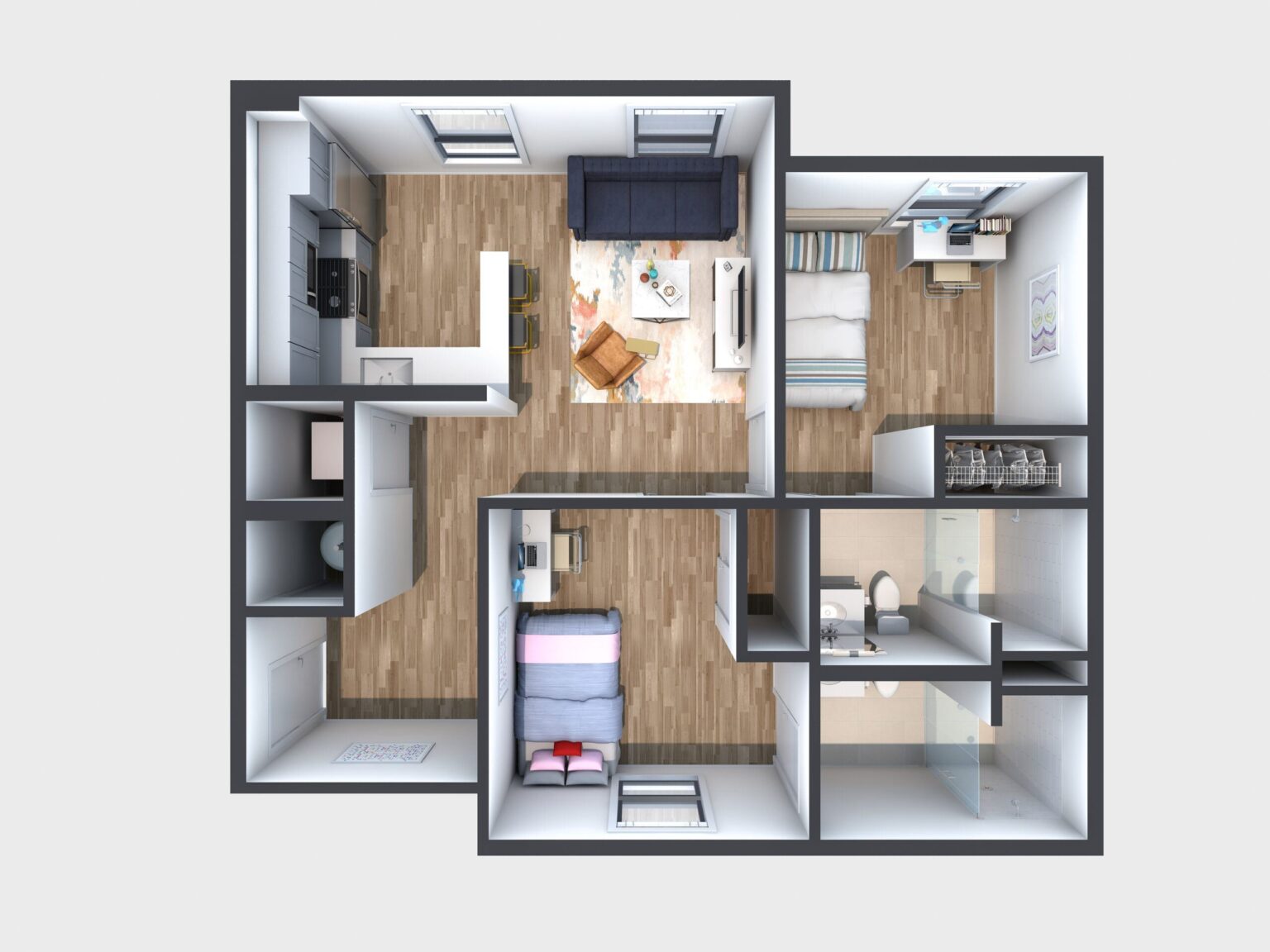 Floor Plans - The Walk Student Housing in Tuscaloosa, Alabama